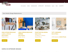 Tablet Screenshot of madeininterior.it